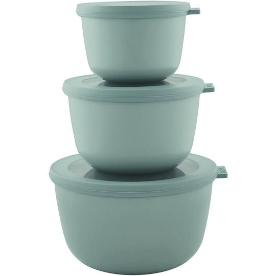 Mepal Skålset med Lock 3 st Hög Cirqula NordicGreen
