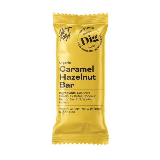 GET RAW Caramel & Hazelnut