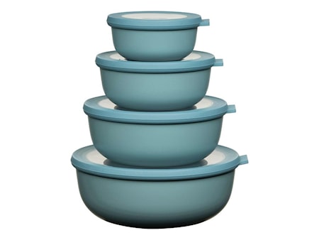 Cirqula Skålset Nordic Green låg 4 st
