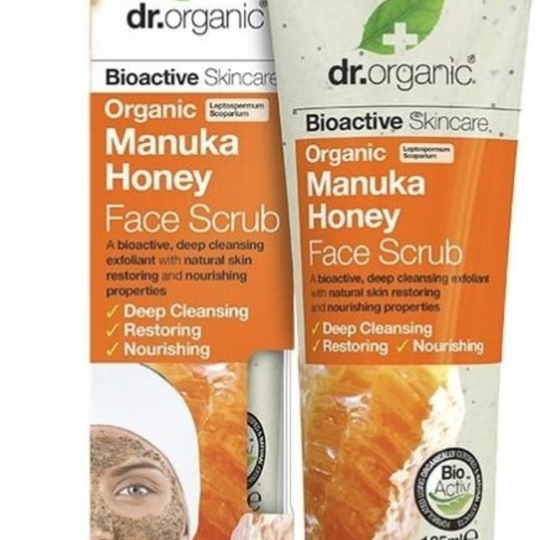 Dr Organic Ansiktspeeling Manuka Honung 125ml