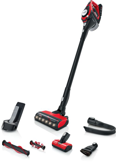 Bosch Unlimited Pro Animal Sladdlösa Dammsugare - Röd