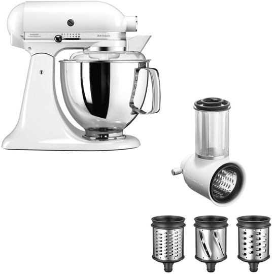 KitchenAid Artisan 175 Vit + Grönsaksskärare 5KSMVSA