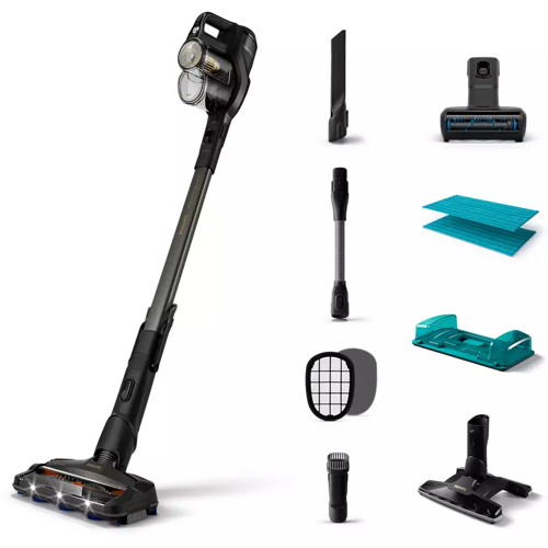 Philips Xc8349/01-8000 Series Aqua Plus Sladdlösa Dammsugare - Grå