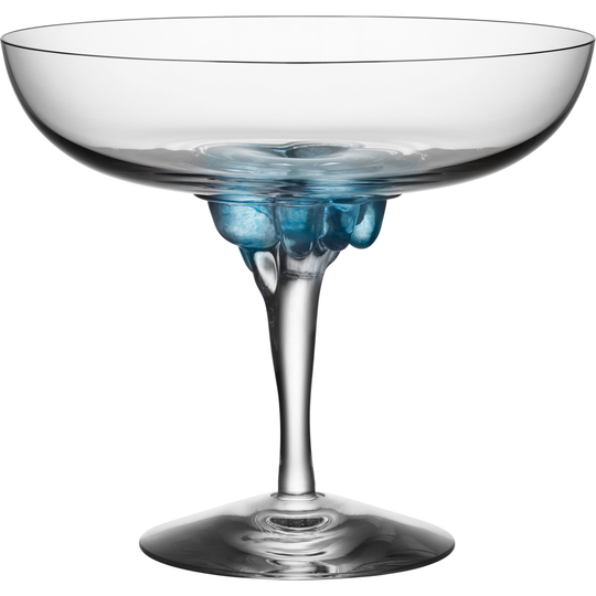 Kosta Boda Sugara Dandy Coupe Glas 32 cl. Blå
