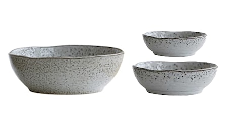 Rustic Skålset 3 delar