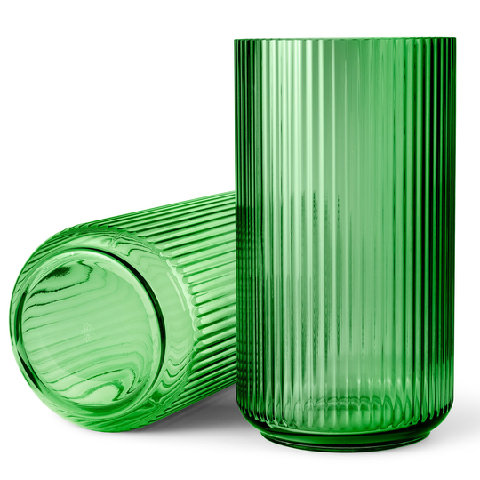 Lyngby Porcelæn Lyngbyvas 31 cm., glas - grön
