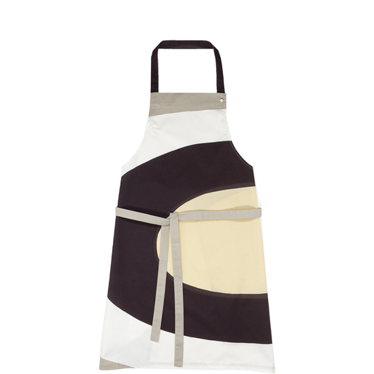 Marimekko Melooni förkläde, grå/vit