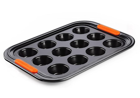 Mini muffinform 12 st Black