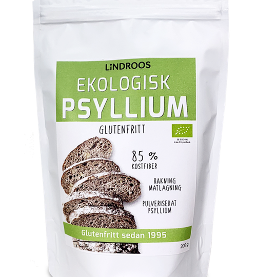 Lindroos Ekologisk Psyllium Pulveriserad 200 g
