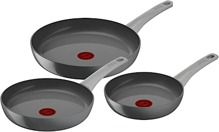 Renew ON 3-delar Stekpannor 20, 24 and 28 cm Grå