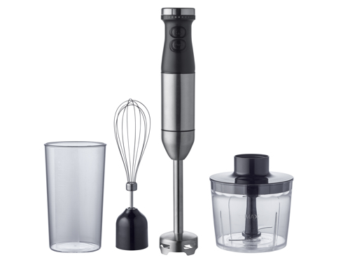 Nordic Sense Stavblender 800 Watt Sort/sølv Stavmixer - Svart