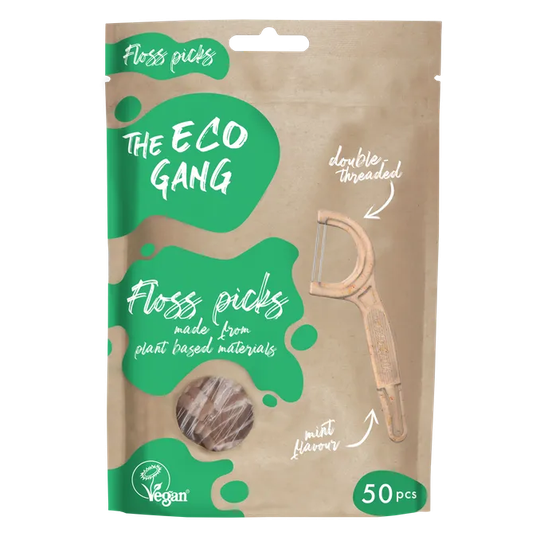 The Eco Gang 2 x Växtbaserad Tandtrådsbygel 50-pack