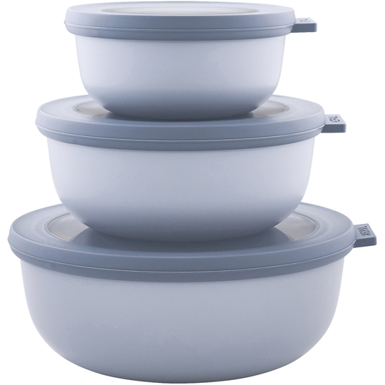 Mepal Skålset med Lock 3 st Cirqula Nordic Blue