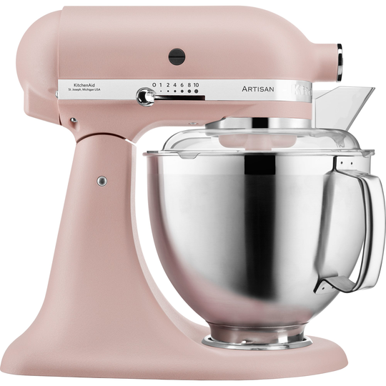 KitchenAid Artisan KSM185PSEFT Stand Mixer, Feather pink