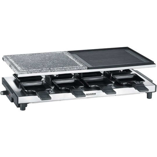 Severin Deluxe Raclette med kombinerad grillyta