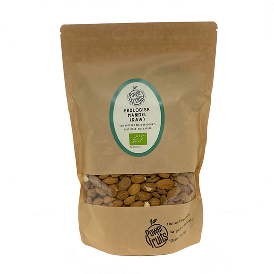 Powerfruits Mandel Eko Raw 500 g