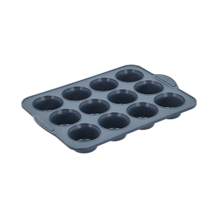 Pecan Muffinsform till 12 st 33x24 cm Metall Indigo