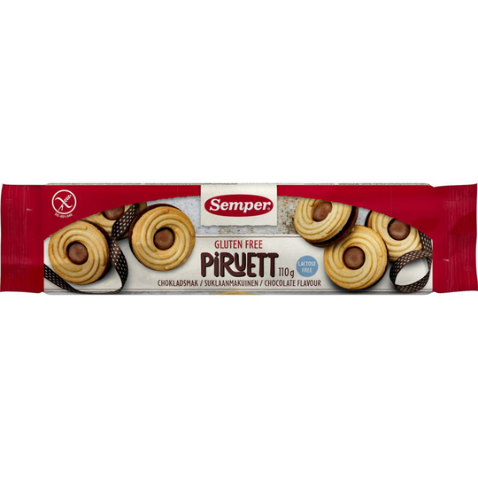 Semper Piruett Choklad 110 g