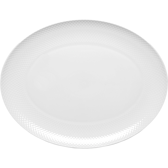 Lyngby Porcelæn Rhombe Color Ovalt Serveringsfat 42x32 cm