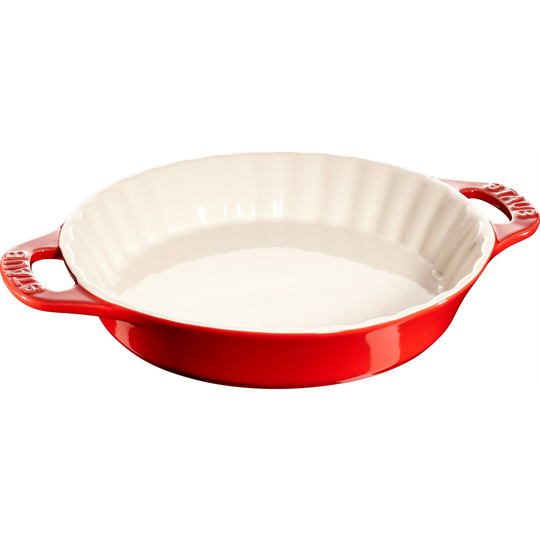 Staub Pajform 28 cm, Röd