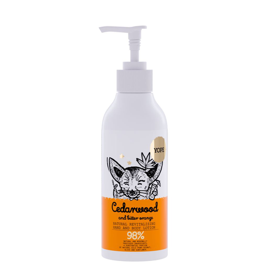 YOPE Hand & Body Lotion Cedarwood & Bitter Orange 300 ml