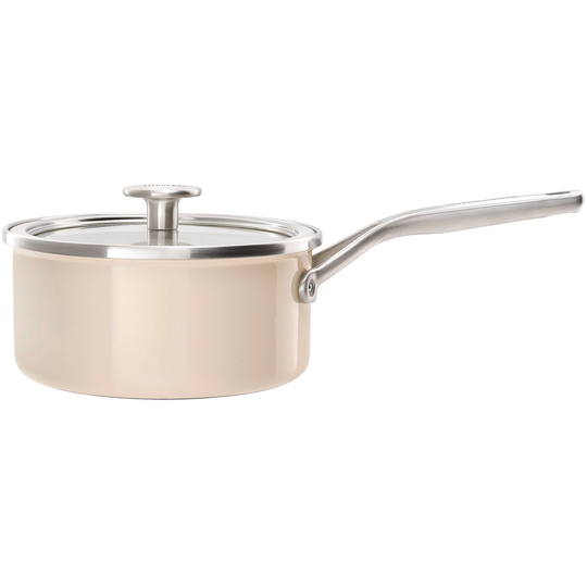 KitchenAid Cookware Collection Kastrull m/lock 18 cm mandel