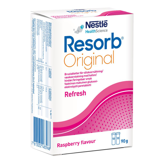 Resorb Vätskeersättning Hallonsmak 90 g