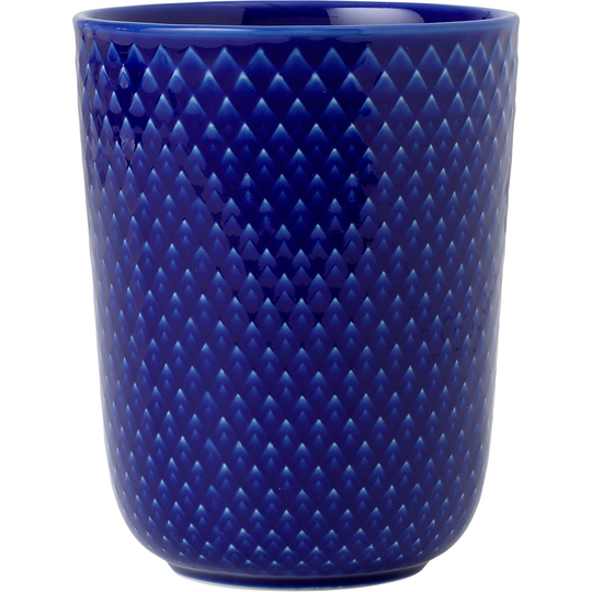 Lyngby Porcelæn Rhombe Mugg 33 cl Mörkblå