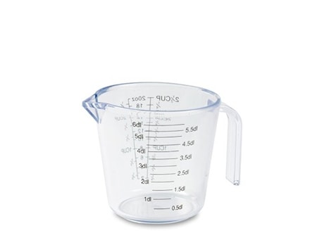 Måttkanna 0,6 l Transparent
