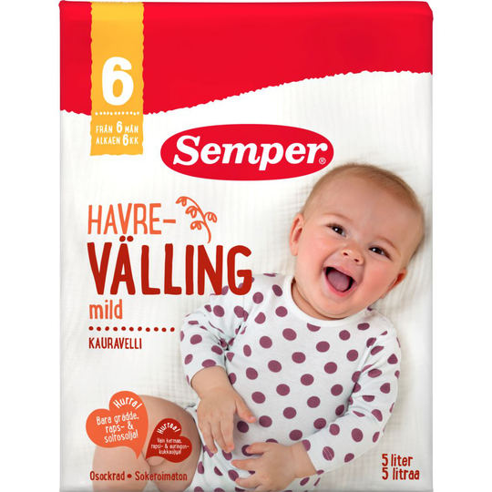 Semper Havrevälling 6 mån 5l 725 g