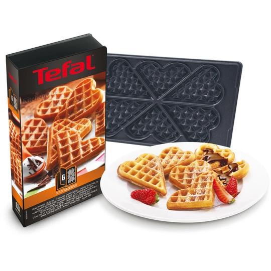 Tefal Snack Collection plattor: Hjärtvåfflor (6)