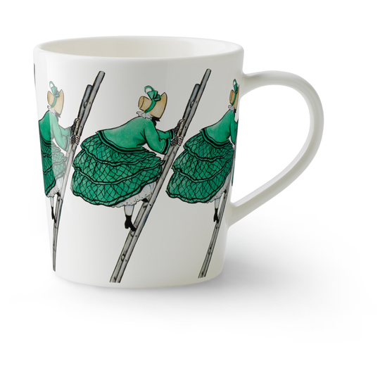 Design House Stockholm Elsa Beskow, Mugg med öra 40 cl - Tant Grön