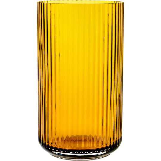 Lyngby Porcelæn Lyngbyvasen 25 cm., glas - amber