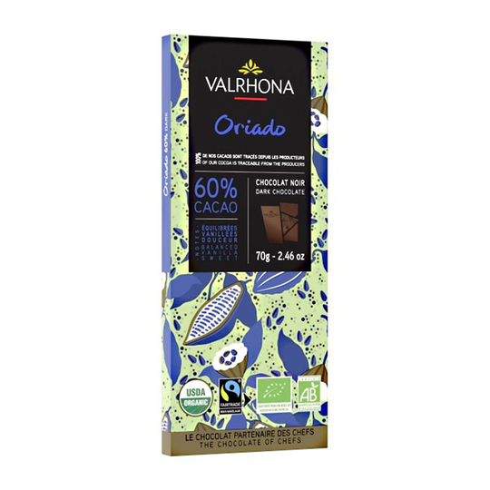 Valrhona Oriado 60% chokladkaka, 70 g