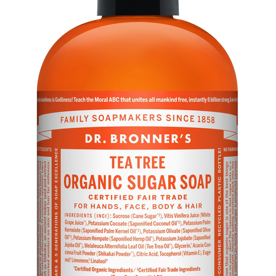 Dr. Bronner’s Magic Soaps DDr. Bronner’s Tea Tree Organic Sugar Soap 355 ml