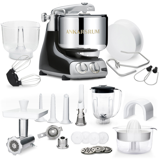 Ankarsrum AKM 6230 Köksmaskin + Deluxepaket, Black Diamond
