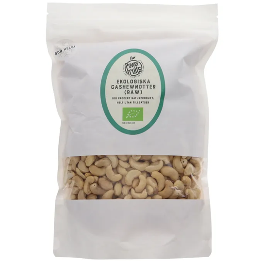 Powerfruits Cashewnötter 1 kg Eko