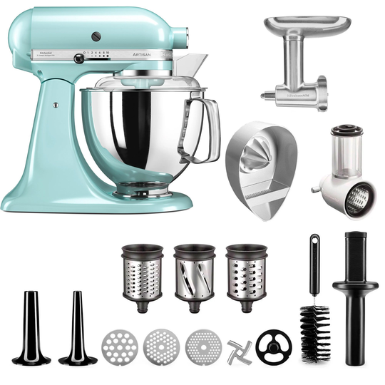 KitchenAid Artisan KSM175PSEIC Köksmaskin + Tillbehörsset, Mint