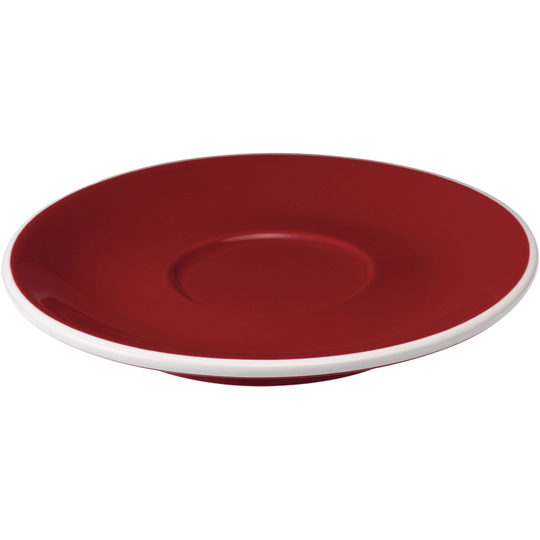 Loveramics Tulip Cappuccino-fat 14 cm., 6 st., Röd