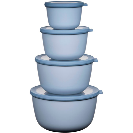 Mepal Cirqula Hög Skålset 4 st. Nordic Blue