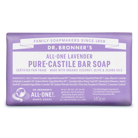 Dr. Bronner’s Lavender Bar Soap 140 g