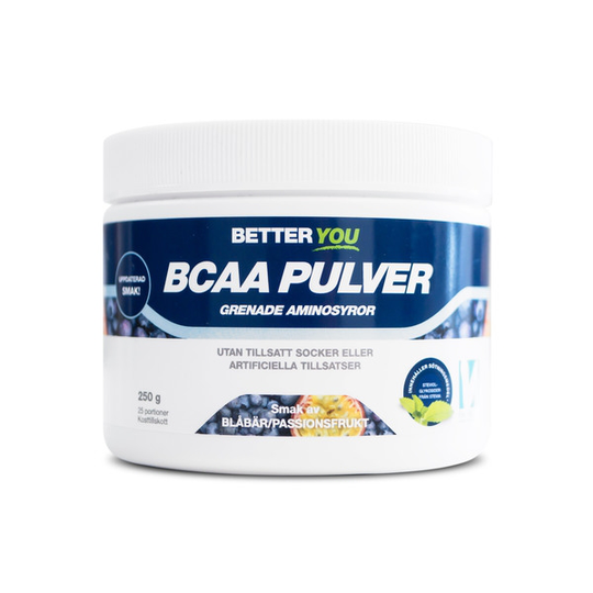 BETTER YOU Better You BCAA Pulver Passionsfrukt Blåbär 250 g