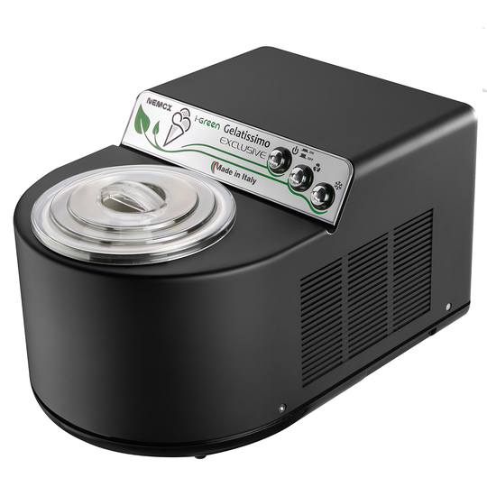 Nemox Gelatissimo Exclusive I-Green glassmaskin, svart