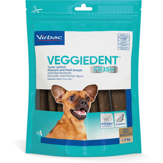 Virbac VeggieDent FR3SH Tuggpinnar XS 15 st