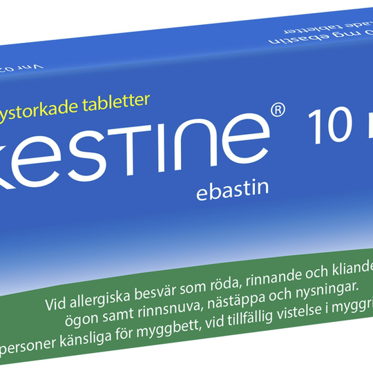 Kestine frystorkad tablett 10 mg 10 st