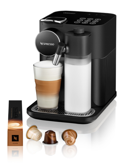Nespresso Gran Lattissima Black Kapselmaskin - Svart