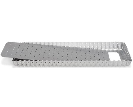 Pajform rektangulär Silvertop 35 x 11 x 2,5 cm perforerad