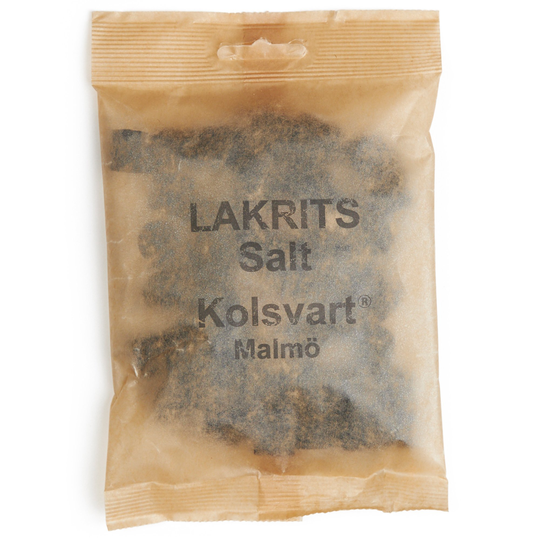 Kolsvart Salt lakrits, 120 g