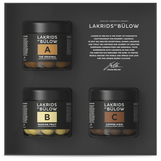Lakrids by Bülow Black Box 3 x Small (A+B+C)