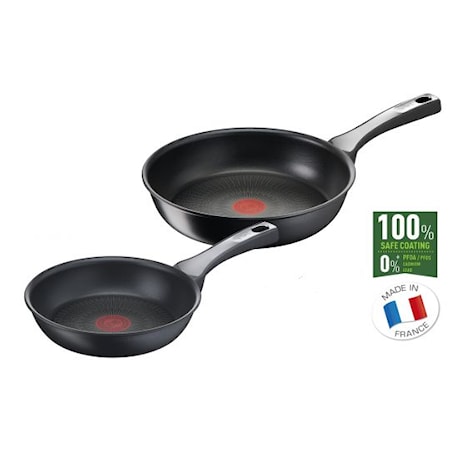 Unlimited ON 2-delar Stekpannor 20 cm och 26 cm
